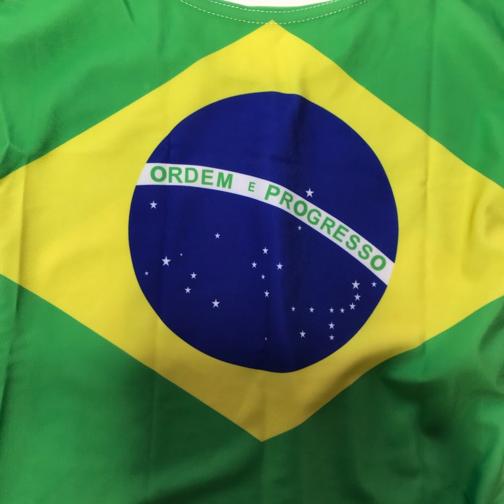 Brazil Flag Swimsuit One Piece Brasil Bikini - Picture 3 of 5